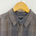 フランクリーダー FRANK LEDER Brown Chequed Shirt メンズ