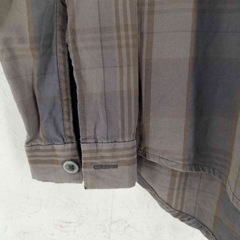 フランクリーダー FRANK LEDER Brown Chequed Shirt メンズ
