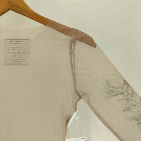 メルトザレディ Melt the lady lily tattoo tops リリー タトゥー トップス セカンドスキン レディース FREE