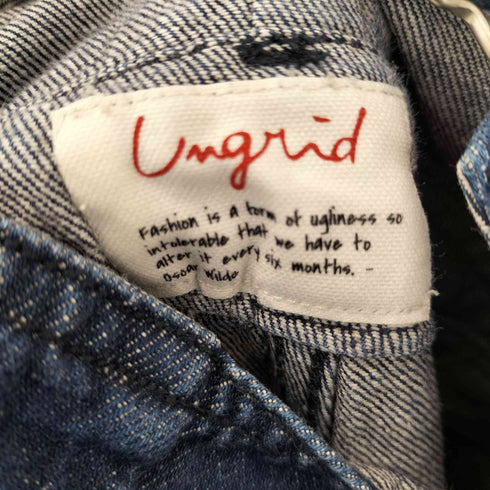 アングリッド Ungrid フィットデニムサロペット レディース JPN:S