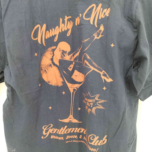 MN+LA 両面プリント Tシャツ メンズ import:L