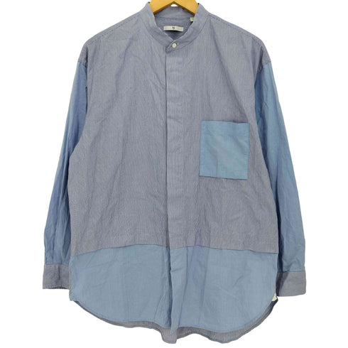 ユニクロプラスジェイ UNIQLO+J スーピマコットンオーバーサイズスタンドカラーシャツ メンズ JPN:L