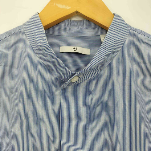 ユニクロプラスジェイ UNIQLO+J スーピマコットンオーバーサイズスタンドカラーシャツ メンズ JPN:L