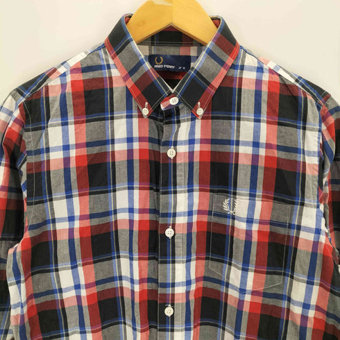 フレッドペリー FRED PERRY ボタンダウンリブ付きシャツ メンズ JPN:M