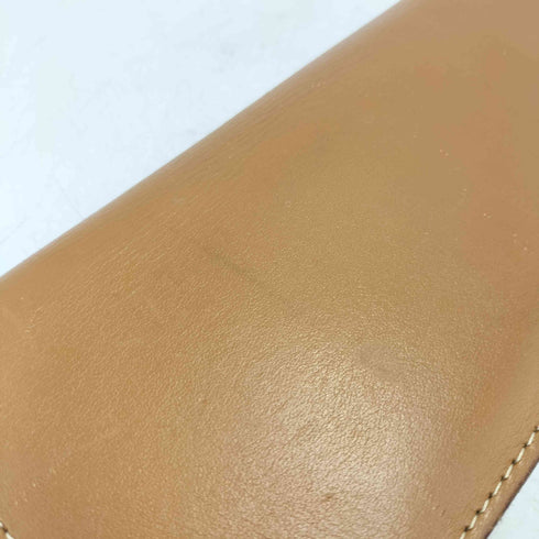 革蛸謹製 台形ロングワレット ロゴ 型押し 二つ折り レザー ウォレット 長財布 メンズ