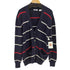 アイゾッドラコステ IZOD LACOSTE 青タグ コットンボーダーカーディガン メンズ import:L