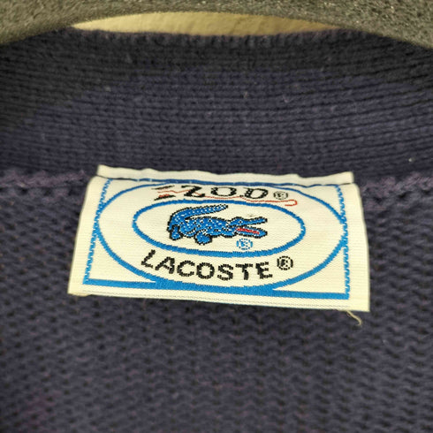 アイゾッドラコステ IZOD LACOSTE 青タグ コットンボーダーカーディガン メンズ import:L