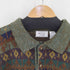 シアーズ Sears THE MEN'S STORE 総柄アクリルナイロン 襟付きニット メンズ 2XL