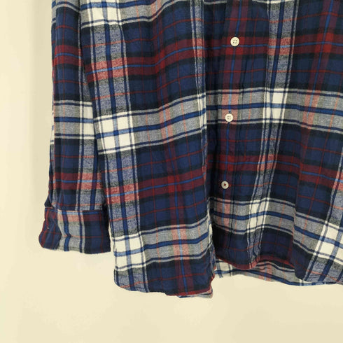 トミーヒルフィガー TOMMY HILFIGER ミニロゴ刺繍チェックネルシャツ メンズ import:XL
