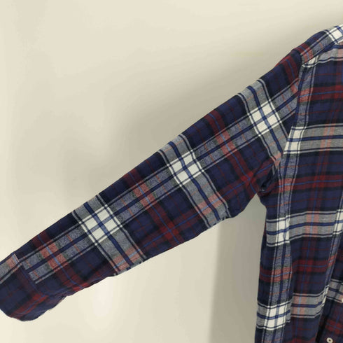トミーヒルフィガー TOMMY HILFIGER ミニロゴ刺繍チェックネルシャツ メンズ import:XL