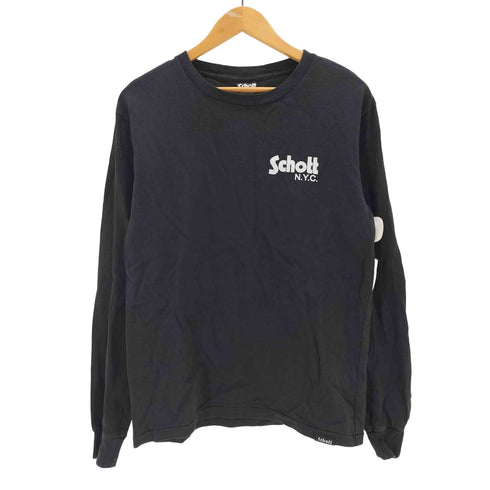 ショット Schott クルーネックカットソー USA製 メンズ JPN:M