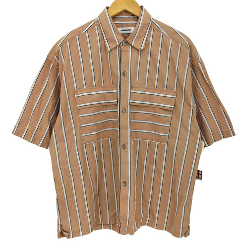 モンキータイム MONKEY TIME MULTI STRIPE BROAD CPO SHIRT メンズ JPN:XL