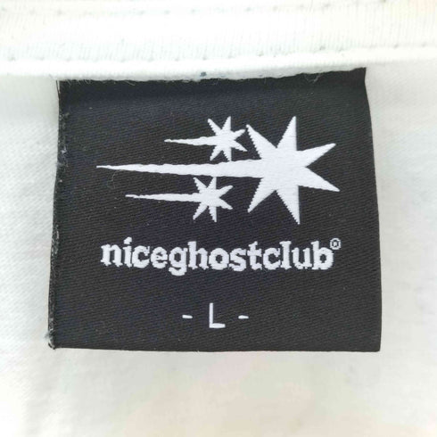 NICE GHOST CLUB CRYING SMILE TEE メンズ JPN:L