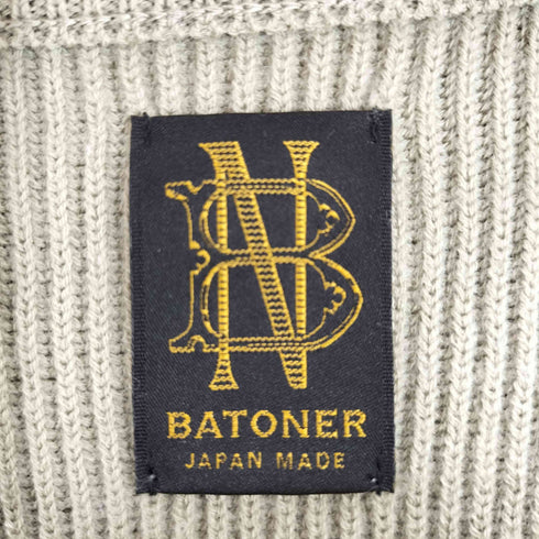 バトナー BATONER ウールハードツイストクルーネックニット レディース JPN:2