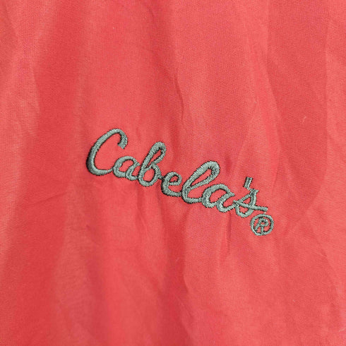カベラス Cabela's ロゴ刺繍 バイカラー シェルドシンチラジャケット メンズ 2XL