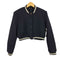 ザラ ZARA CROPPED BOMBER JACKET クロップドボンバージャケット レディース import:L
