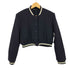 ザラ ZARA CROPPED BOMBER JACKET クロップドボンバージャケット レディース import:L