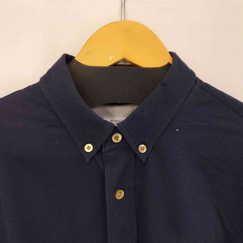 ビューティーアンドユースユナイテッドアローズ BEAUTY & YOUTH UNITED ARROWS BY COOLMAX シャンブレー ショートスリーブ シャツ メンズ JPN:L