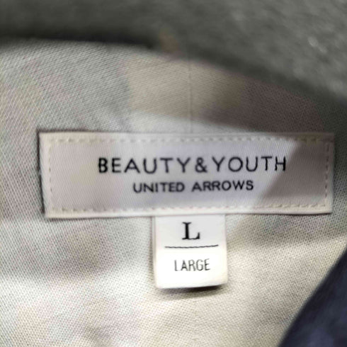 ビューティーアンドユースユナイテッドアローズ BEAUTY & YOUTH UNITED ARROWS BY COOLMAX シャンブレー ショートスリーブ シャツ メンズ JPN:L