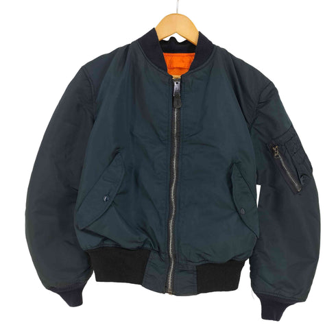 アルファ ALPHA MADE IN USA 旧タグ IDEALジップ MA-1 フライトジャケット メンズ import:M