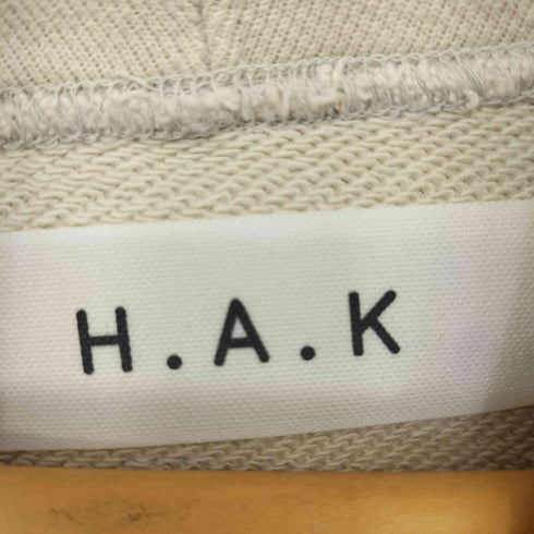 H.A.K クロップドプルオーバーパーカー レディース