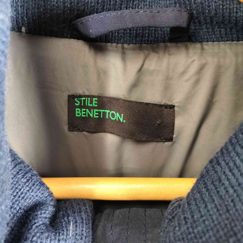 ベネトン BENETTON STILE フーデット中綿コート メンズ