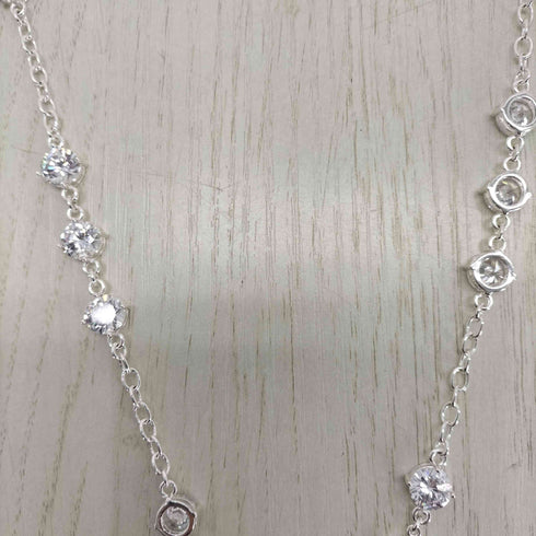 stugazi White Zirconia Angel Necklace メンズ
