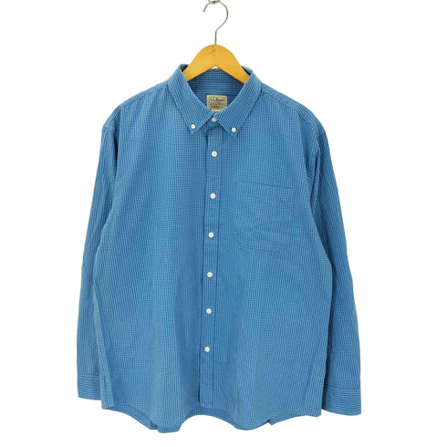 エルエルビーン L.L.Bean オーガニックコットン シアサッカーシャツ メンズ XL