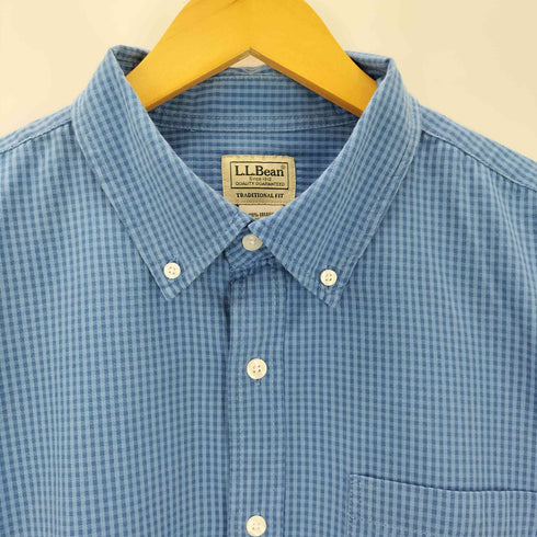 エルエルビーン L.L.Bean オーガニックコットン シアサッカーシャツ メンズ XL