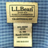 エルエルビーン L.L.Bean オーガニックコットン シアサッカーシャツ メンズ XL