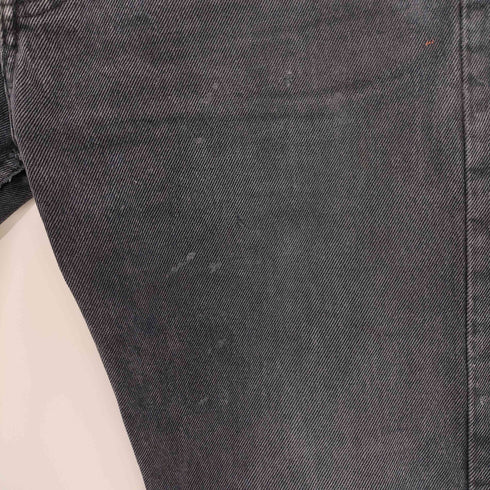リーバイス Levis 90-2000s 501 ボタンフライ 後染めブラック ストレートデニム メンズ W30 L36