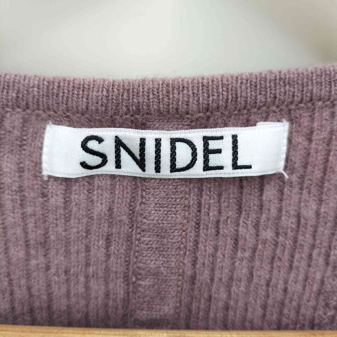 スナイデル snidel ウールポンチョニットプルオーバー レディース