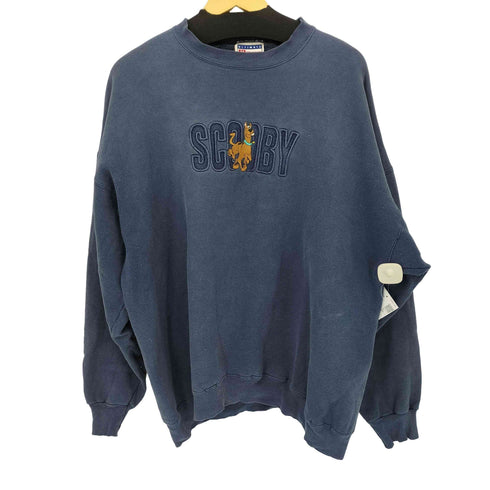 ヘインズ Hanes 90S ULTIMATE COTTON キャラクター刺繍 L/S スウェット メンズ