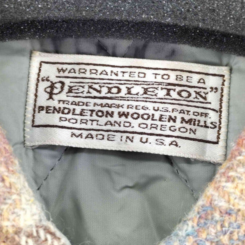 ペンドルトン PENDLETON 70-80S MADE IN USA チェック ベスト レディース