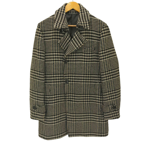 ミッシェルクランオム MICHEL KLEIN HOMME ハイランドチェックコート メンズ 48