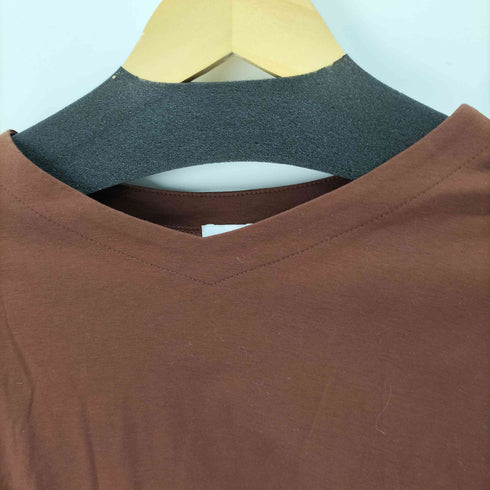 アーバンリサーチドアーズ URBAN RESEARCH DOORS コットンタックVネックカットソー レディース ONE SIZE