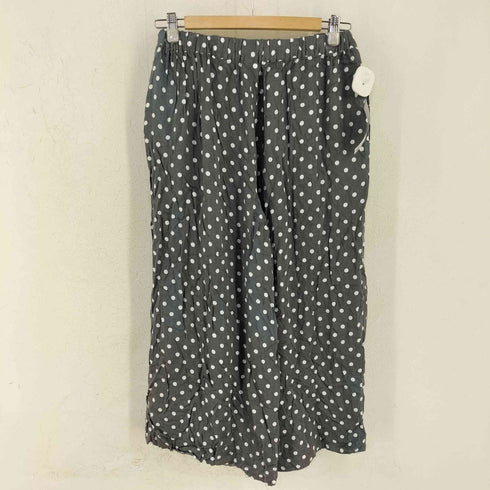 ブラックコムデギャルソン BLACK COMME des GARCONS AD2019 20SS ドット柄レーヨン100 クロップドパンツ レディース JPN:S