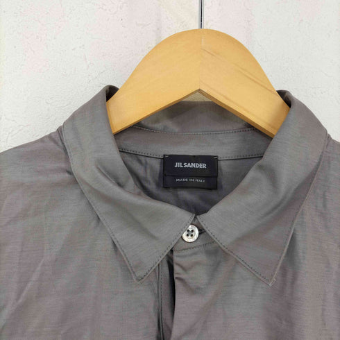 ジルサンダー JIL SANDER MADE IN ITALY スナップボタン コットンポロシャツ メンズ import:S