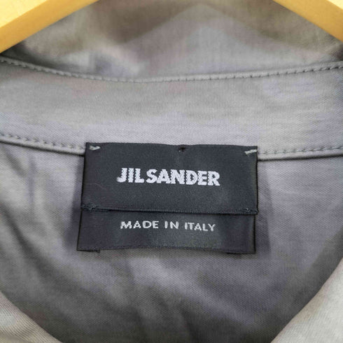 ジルサンダー JIL SANDER MADE IN ITALY スナップボタン コットンポロシャツ メンズ import:S