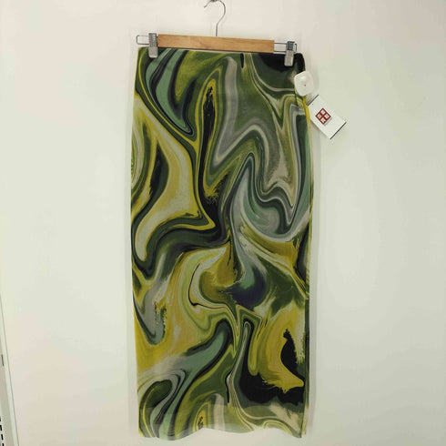 ザラ ZARA Bloggers Fav Skirt マーブル柄 スカート レディース L