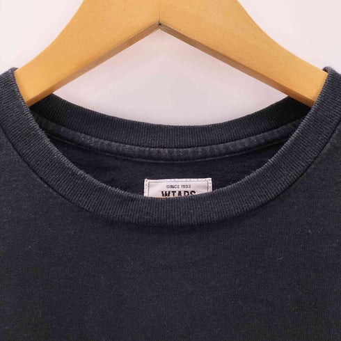 ダブルタップス WTAPS USA製 胸ポケット クルーネック 半袖Tシャツ メンズ JPN:M