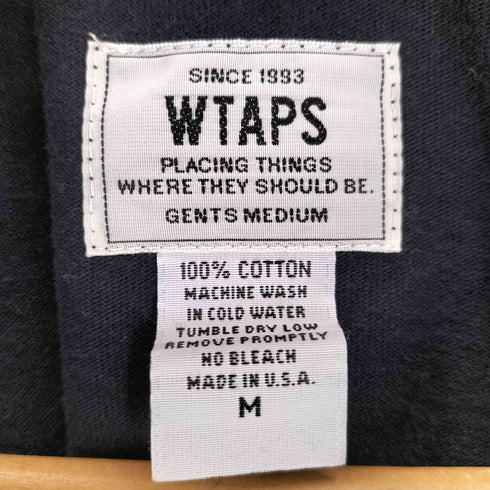 ダブルタップス WTAPS USA製 胸ポケット クルーネック 半袖Tシャツ メンズ JPN:M