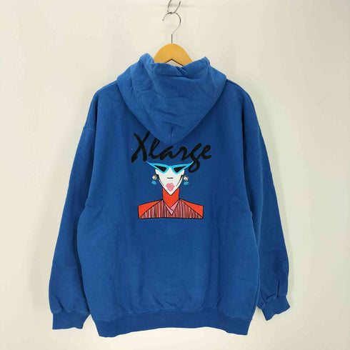 エクストララージ XLARGE EMBROIDERY FACE PULLOVER HOODED SWEAT メンズ L