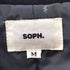 ソフ SOPH. 比翼 ステンカラーコート メンズ JPN:M