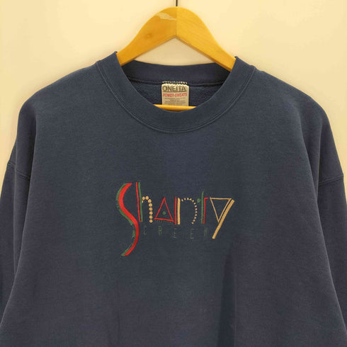 オニータ ONEITA 90S USA製 shadty クルーネックスウェット メンズ JPN:XL