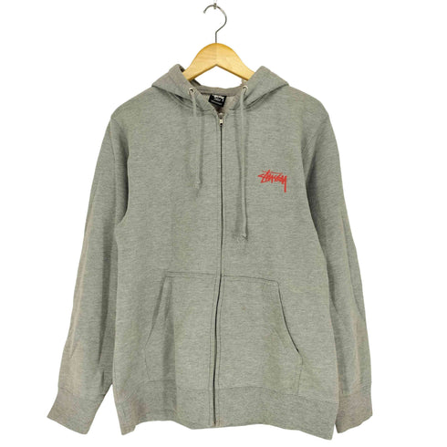 ステューシー Stussy 両面プリントジップアップパーカー メンズ JPN:L