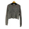 ザラ ZARA Shimmer Silver Multicolor Faux Fur Knit Sweater Top レディース US L