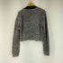 ザラ ZARA Shimmer Silver Multicolor Faux Fur Knit Sweater Top レディース US L