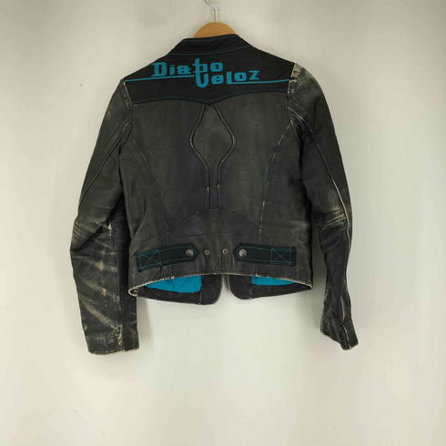 ディーゼル DIESEL シングル ライダースジャケット レディース JPN:S