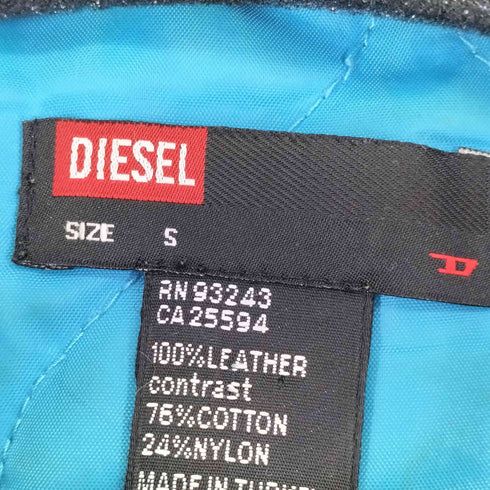 ディーゼル DIESEL シングル ライダースジャケット レディース JPN:S